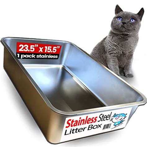 best stainless steel litter box for cats|covered stainless steel litter box.